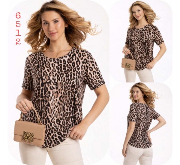 Футболка женская, коттон 6 шт (M-4XL) SeR2152_6512