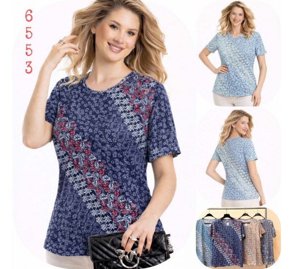 Футболка женская, коттон 6 шт (M-4XL) SeR2152_6553