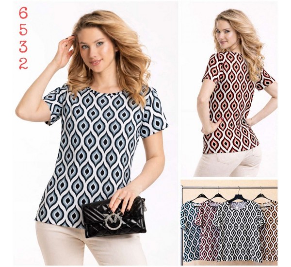 Футболка женская, коттон 6 шт (M-4XL) SeR2152_6532