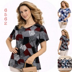 Футболка женская, коттон 6 шт (M-4XL) SeR2152_6562