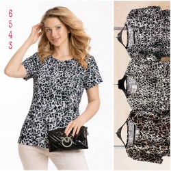 Футболка женская, коттон 6 шт (M-4XL) SeR2152_6543