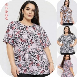 Футболка женская Батал, коттон 6 шт (4-8XL) SeR2152_65964