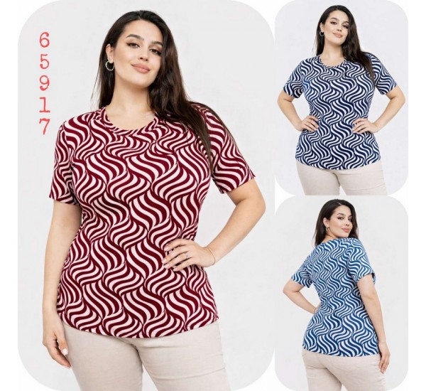 Футболка женская Батал, коттон 6 шт (4-8XL) SeR2152_65917