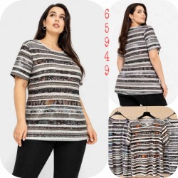 Футболка женская Батал, коттон 6 шт (4-8XL) SeR2152_65949