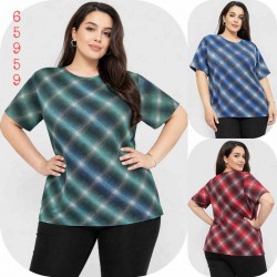 Футболка женская Батал, коттон 6 шт (4-8XL) SeR2152_65959