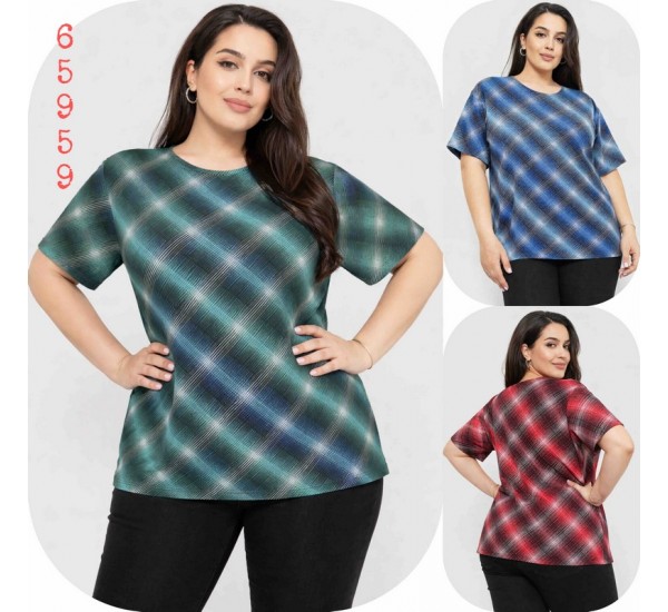 Футболка женская Батал, коттон 6 шт (4-8XL) SeR2152_65959