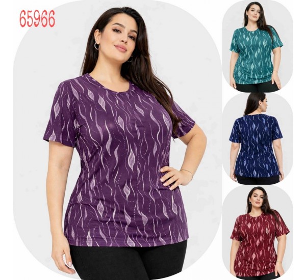 Футболка женская Батал, коттон 6 шт (4-8XL) SeR2152_65966