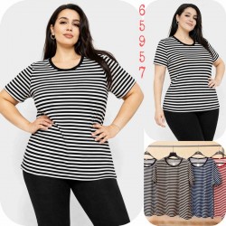 Футболка женская Батал, коттон 6 шт (4-8XL) SeR2152_65957