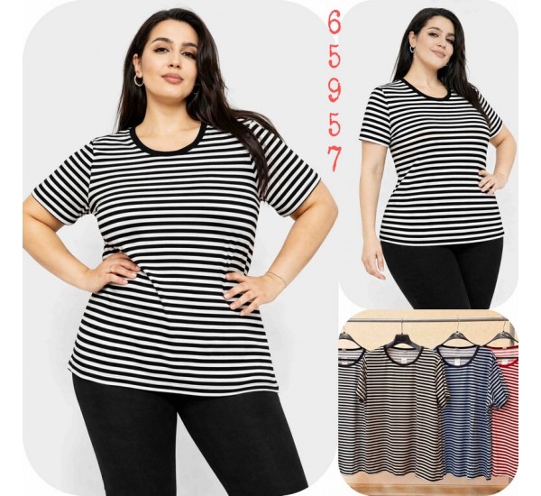Футболка женская Батал, коттон 6 шт (4-8XL) SeR2152_65957