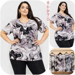 Футболка женская Батал, коттон 6 шт (4-8XL) SeR2152_65970