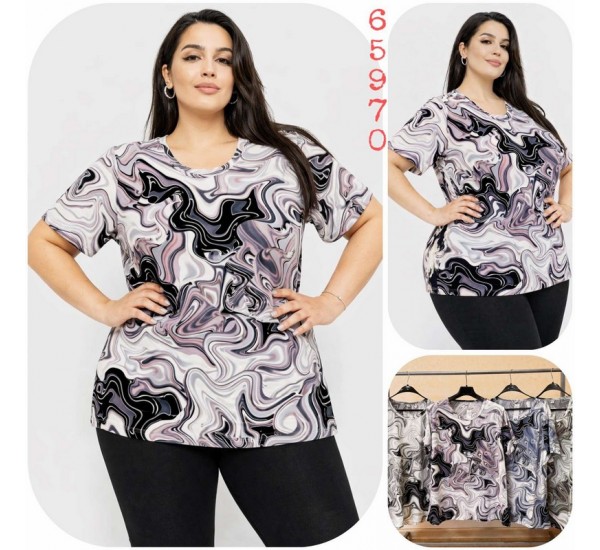 Футболка женская Батал, коттон 6 шт (4-8XL) SeR2152_65970