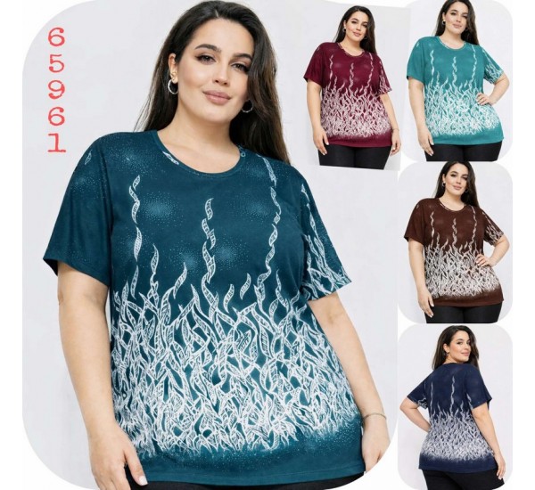 Футболка жіноча Батал, коттон 6 шт (4-8XL) SeR2152_65961