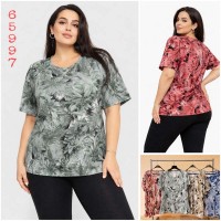 Футболка жіноча Батал, коттон 6 шт (4-8XL) SeR2152_65997