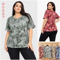 Футболка женская Батал, коттон 6 шт (4-8XL) SeR2152_65997