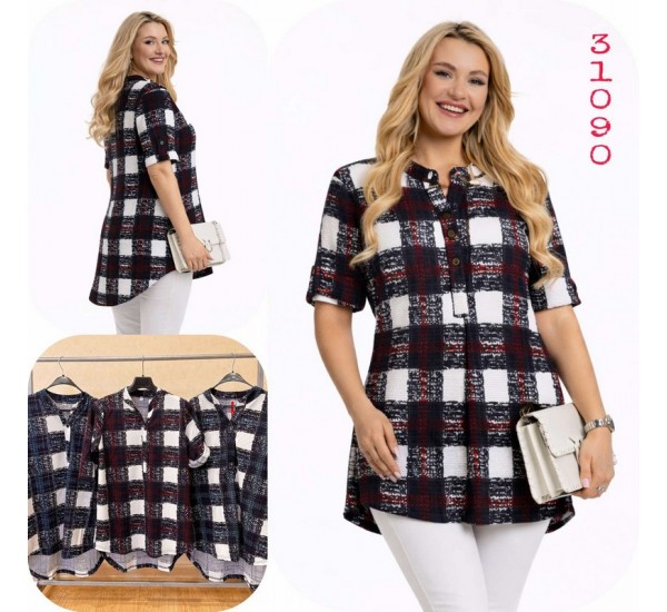 Туніка жіноча, кашемір 6 шт (L-4XL) SeR2152_31090