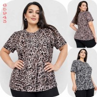 Футболка жіноча Батал, коттон 6 шт (4-8XL) SeR2152_65943