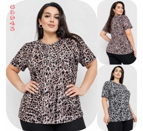 Футболка женская Батал, коттон 6 шт (4-8XL) SeR2152_65943