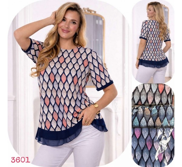 Футболка женская, коттон 6 шт (M-4XL) SeR2152_3601