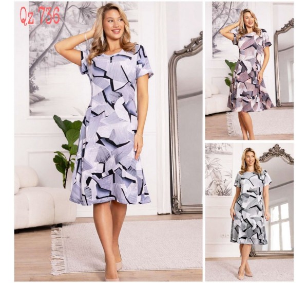 Сукня жіноча, поліестер 5 шт (L-4XL) SeR2152_QZ736