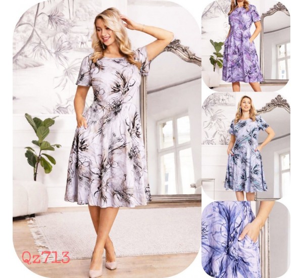 Сукня жіноча, поліестер 5 шт (L-4XL) SeR2152_QZ713