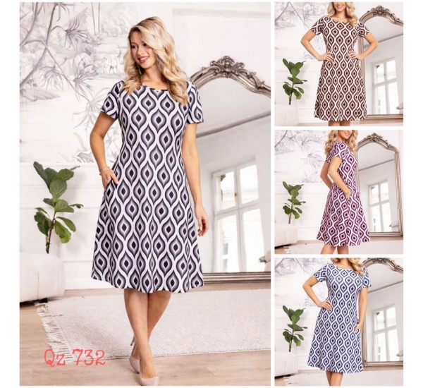 Сукня жіноча, поліестер 5 шт (L-4XL) SeR2152_QZ732