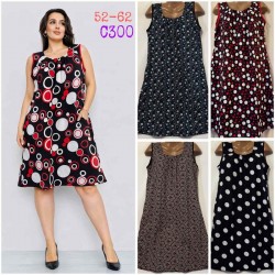 Халат жіночий трикотаж 6 шт (52-62 р) SeR2152_C300