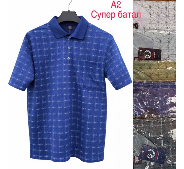 Футболка чоловіча трикотаж 5 шт (58-66 р) SeR2152_A2