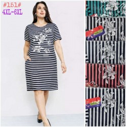 Платье женское трикотаж 5 шт (4-6XL) SeR2152_151