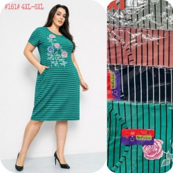 Платье женское трикотаж 5 шт (4-6XL) SeR2152_181