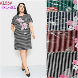 Сукня жіноча трикотаж 5 шт (6-8XL) SeR2152_183