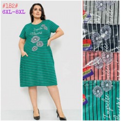 Сукня жіноча трикотаж 5 шт (6-8XL) SeR2152_182