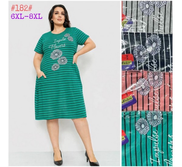 Сукня жіноча трикотаж 5 шт (6-8XL) SeR2152_182