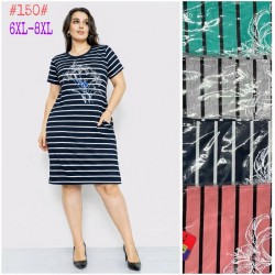Сукня жіноча трикотаж 5 шт (6-8XL) SeR2152_150
