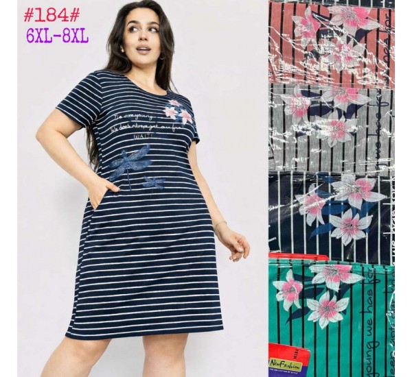 Сукня жіноча трикотаж 5 шт (6-8XL) SeR2152_184