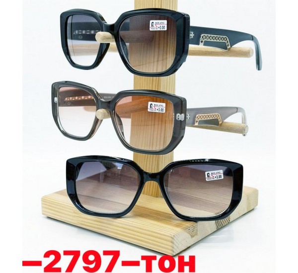 Окуляри для зору Тонування, полімер 1 шт (від +1 до +4) SoH_2797t