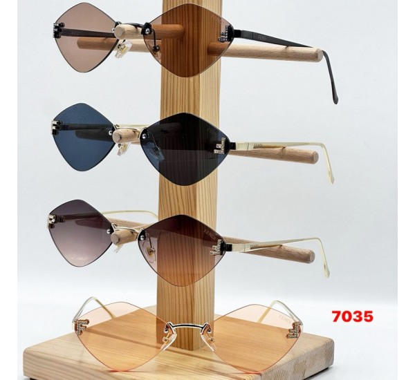 Очки FENDI женские Поликарбонат 3 шт SoH_7035b