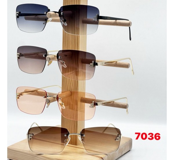 Очки FENDI женские Поликарбонат 3 шт SoH_7036b