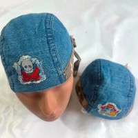 Бандана дитяча 5 шт (48-50 р) джинс VeT_290547