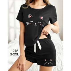 Піжама жіноча, 5 шт (S-2XL) бамбук ZeL1396_104b