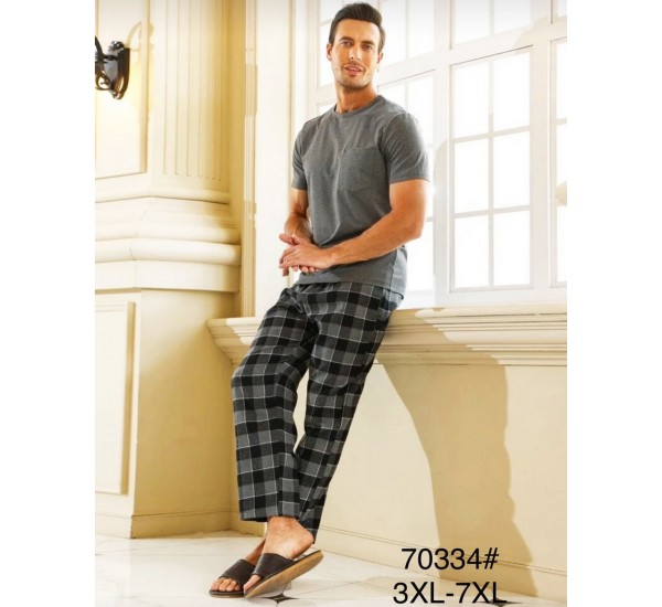 Піжама чоловіча, 5 шт (3-7XL) коттон ZeL1396_70334