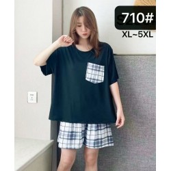 Піжама жіноча, 5 шт (1-5XL) бамбук ZeL1396_710