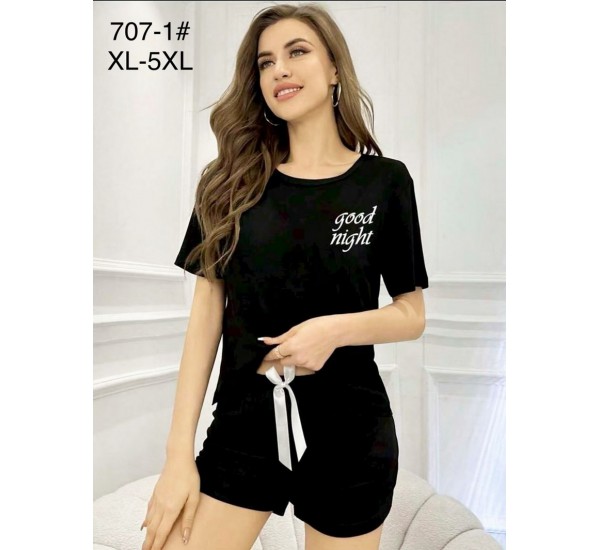 Пижама женская, 5 шт (1-5XL) бамбук ZeL1396_707-1