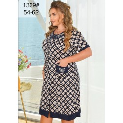 Халат женский, вискоза 5 шт (54-62 р) ZeL1396_1329b