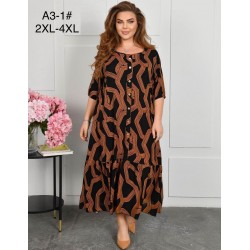 Сукня жіноча, штапель 6 шт (58-62 р) ZeL1396_A3-1a