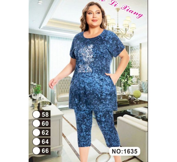 Костюм женский, вискоза 5 шт (58-66 р) ZeL1396_1635