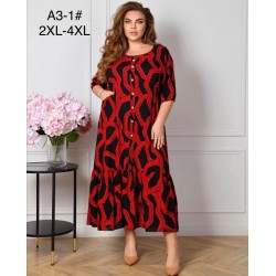 Сукня жіноча, штапель 6 шт (58-62 р) ZeL1396_A3-1c