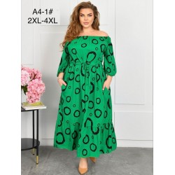 Сукня жіноча, штапель 6 шт (58-62 р) ZeL1396_A4-1b