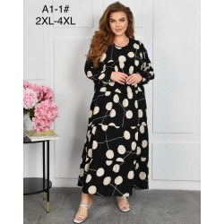 Сукня жіноча, штапель 6 шт (58-62 р) ZeL1396_A1-1b