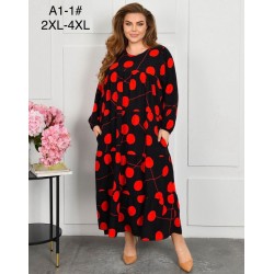 Сукня жіноча, штапель 6 шт (58-62 р) ZeL1396_A1-1c