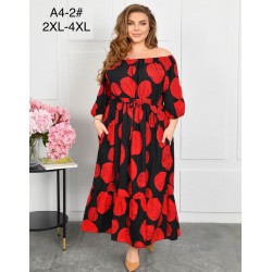 Сукня жіноча, штапель 6 шт (58-62 р) ZeL1396_A4-2a